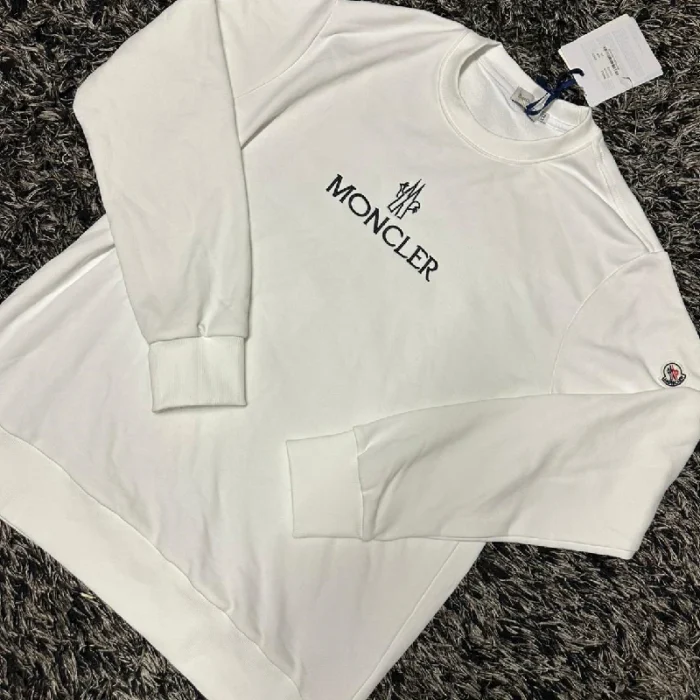 Moncler White Sweatshirt